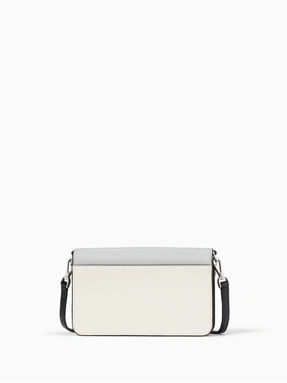 kate spade Leather Crossbody in Light Gray, Cream & Black